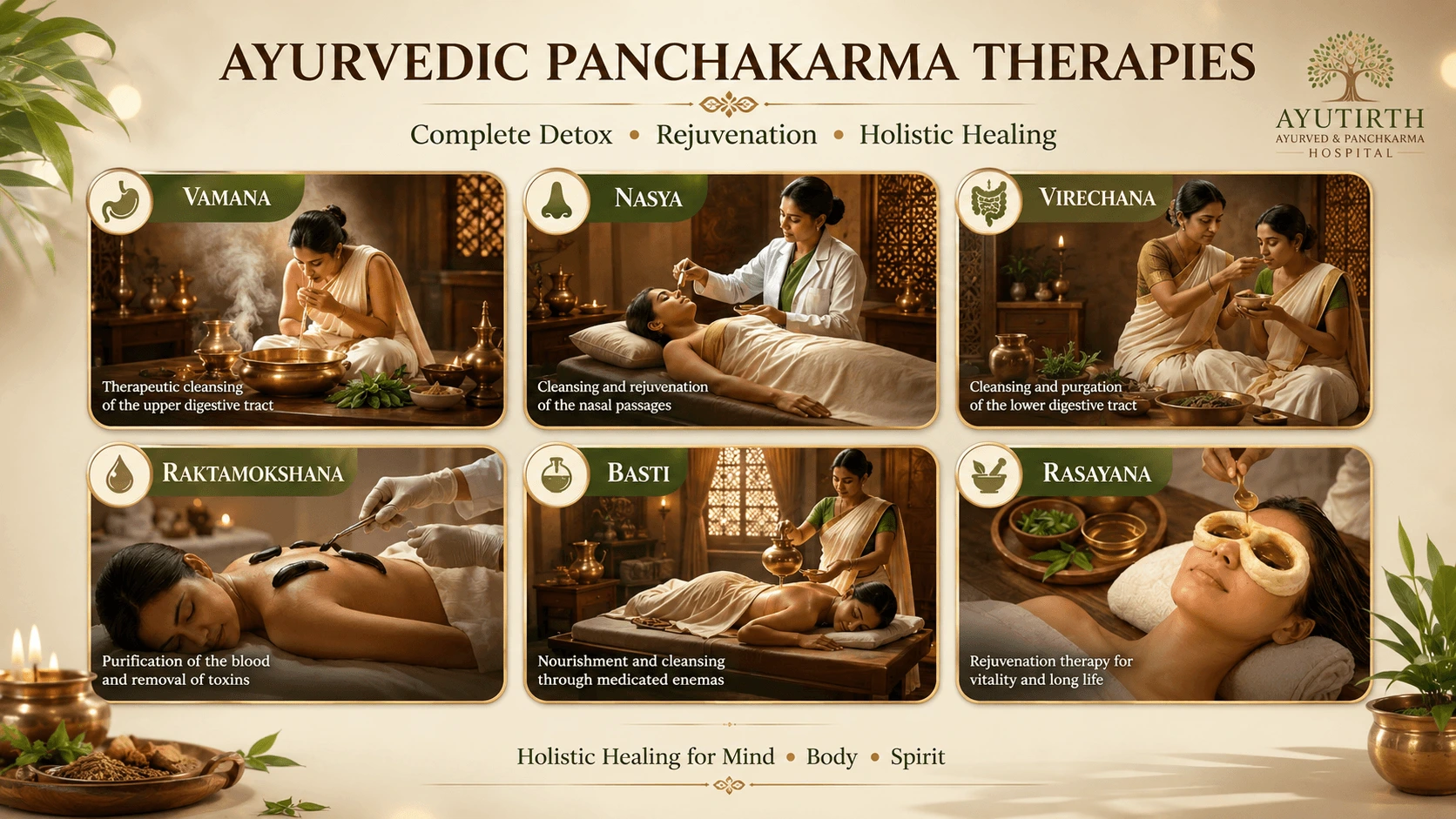 Panchakarma therapy at Ayutirth Ayurved & Panchakarma Hospital in Gota Ahmedabad