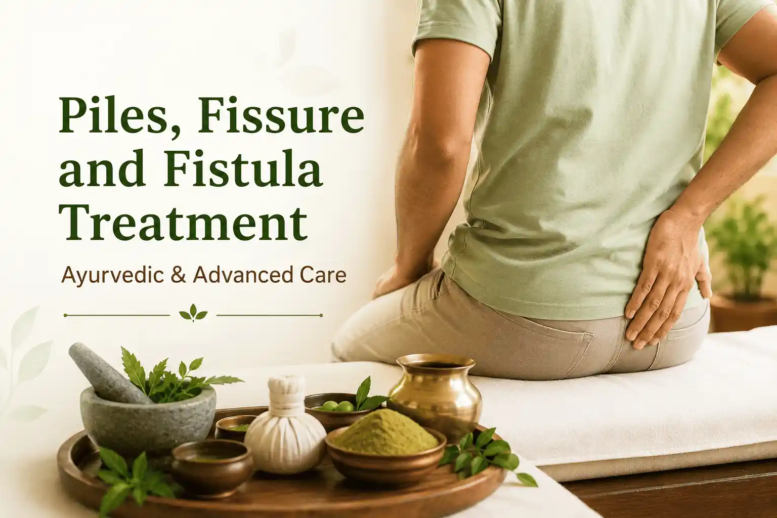 Piles, Fissure, and Fistula Treatment Kshar Sutra Treatment at Ayutirth Ayurved & Panchkarma Hospital in Gota Ahmedabad